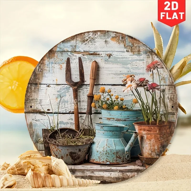 لافتات ريترو مسطحة ثنائية الأبعاد - مناسبة للمنزل والمطعم والمقهى والجراج والاستخدام الداخلي/الخارجي وفن الحائط الداخلي |   الرجعية جدار الفن