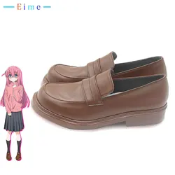Gotoh Hitori Cosplay Shoes Anime Bocchi The Rock Cosplay Props PU Leather Shoes Halloween Carnival Boots Custom Made
