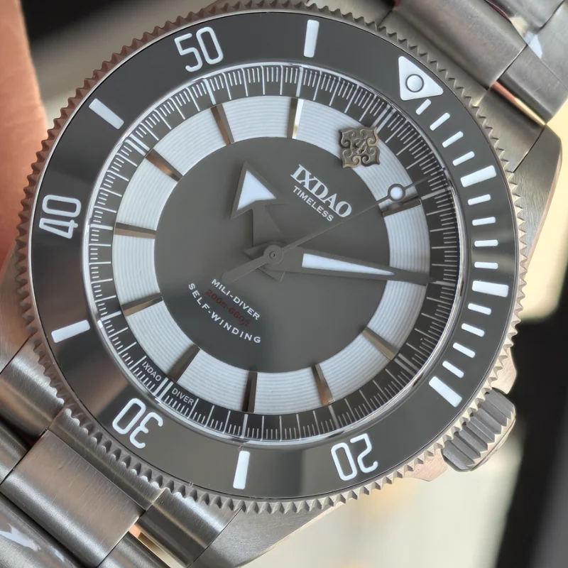 2024 New IXDAO Original Men's Automatic Mechanical Luxury Fashion Watch PT5000 Titanium Diving BWG-9 Clock Relogios masculino