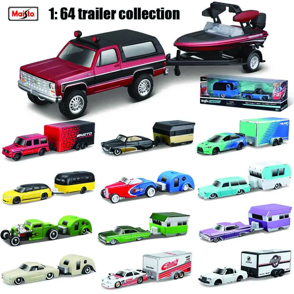 Maisto 1:64 1979 Chevrolet K5 Blazer Chevrolet Brand collectible trailer die-cast precision model car Model collection gift