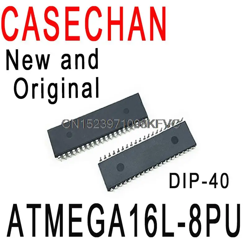 

5PCS New and Original ATMEGA16L DIP-40 8-Bit Microcontroller Chip 16K Flash Memory In Stock ATMEGA16L-8PU