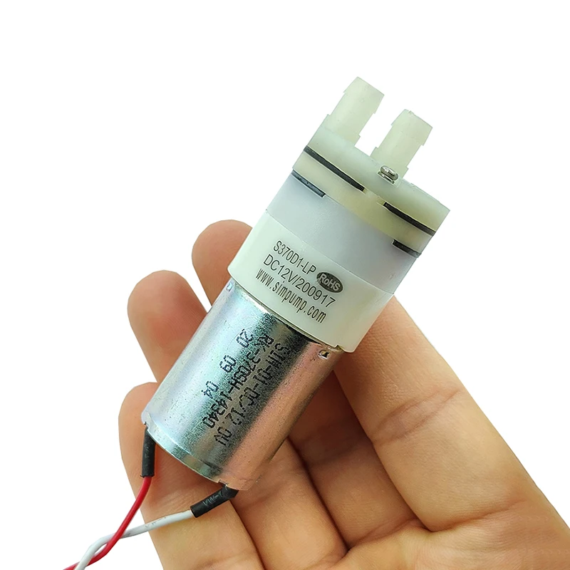 

S370D1-LP DC 6V-12V Mini 370 Motor Diaphragm Water Pump Micro Self-priming Suction Water Pump DIY Dispenser Tea Table Garden