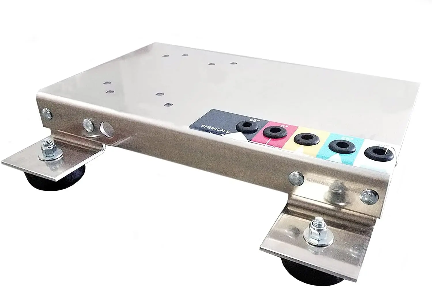 Hogedrukreiniger skidplateframe met rubberen voetjes (aluminium)