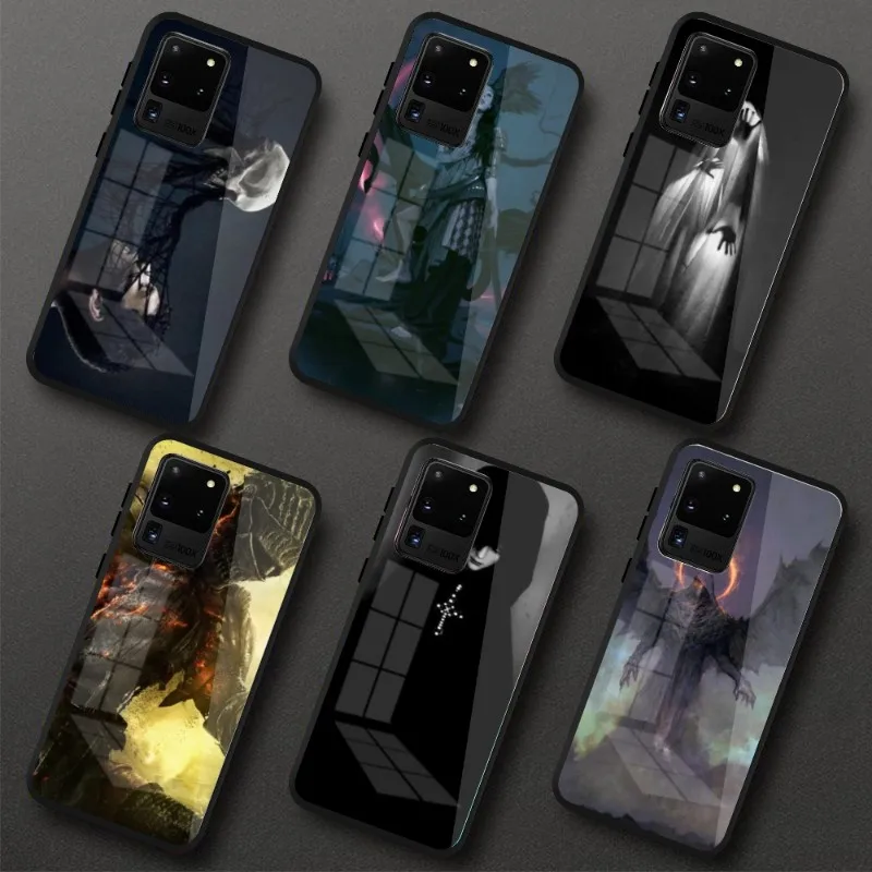 Чехол Drak trсообщение для телефона Samung Galaxy S23 S22 S21 Pro Ultra M14 A14 A34 A54 A13 A33 A53, черный чехол из поликарбоната со стеклом