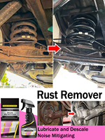 Car Rust Remover Car Wheel Hub Care Quickly Removal Agent Auto Exhaust Pipe Rust Derusting Spray Clean Metal Iron Prowder Stain