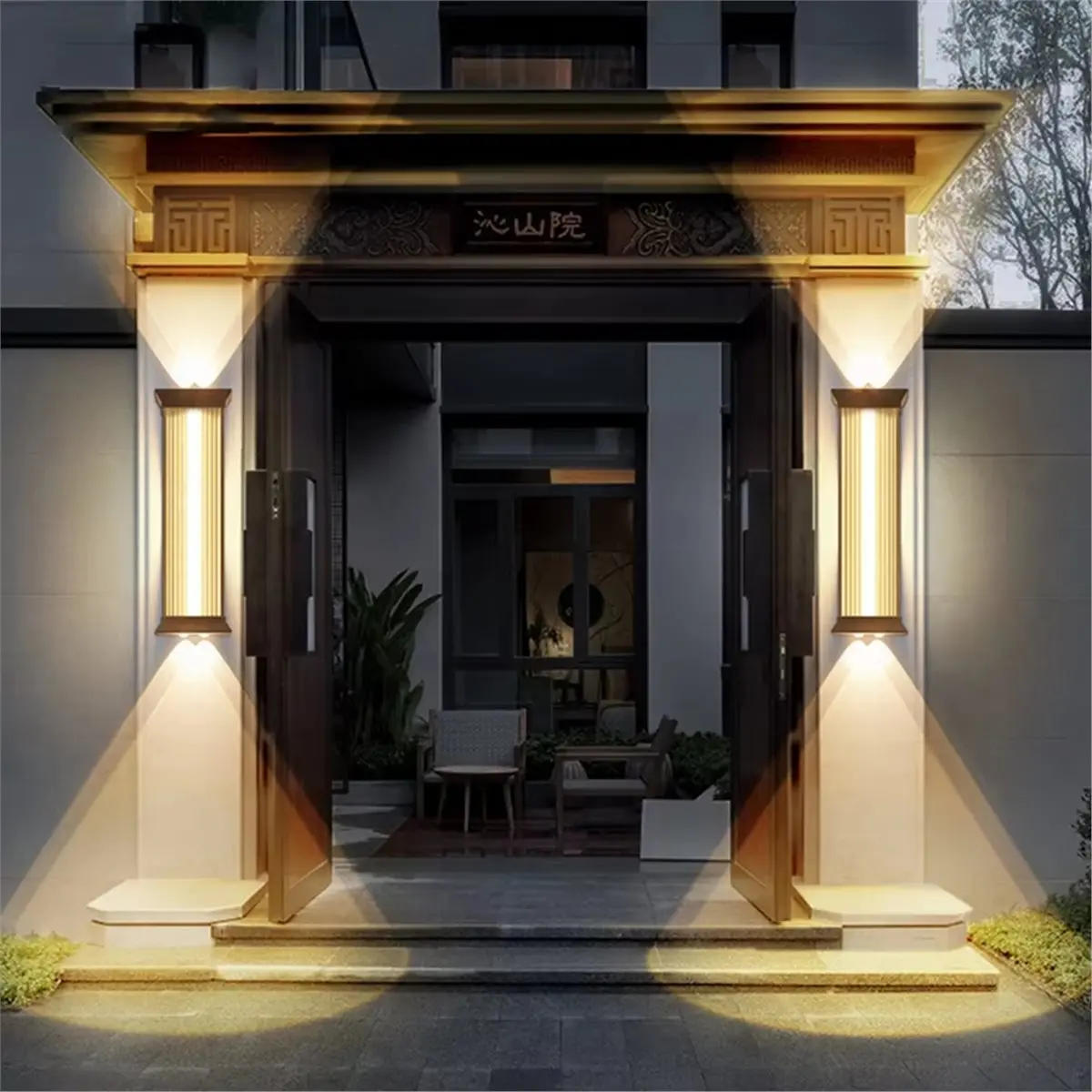 【qualitA-stabile】lampada-da-parete-per-esterni-impermeabile-lampada-da-giardino-lampada-da-pilastro-per-esterni-luce-per-villa-e-terrazza-in-acciaio-inossidabile-led