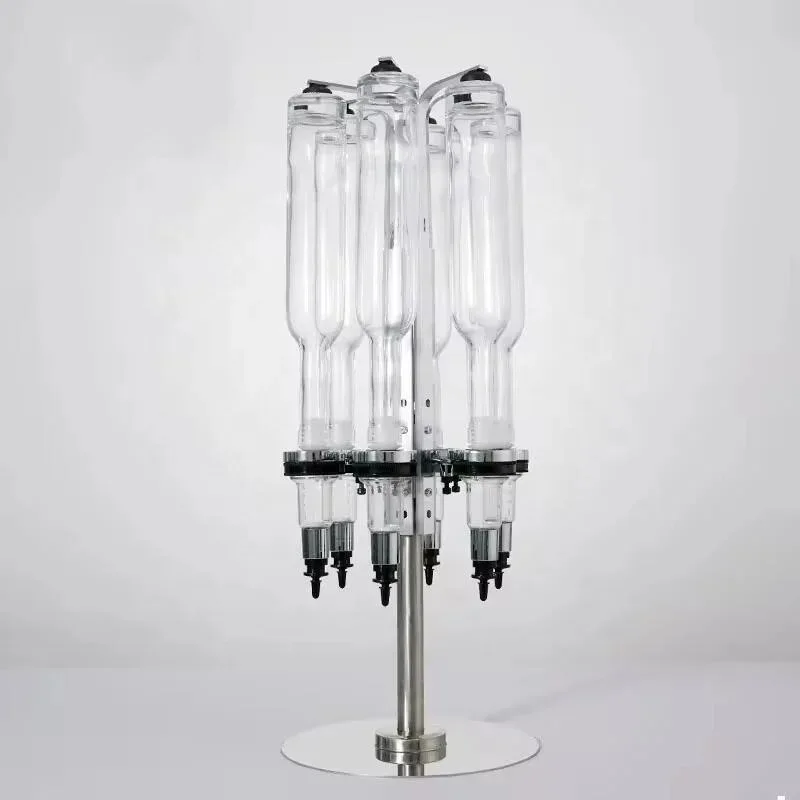 Golden Rotating Perfume Display Bar， 375/500/750ml Fragrance Dispenser Stand for Retail & Boutique