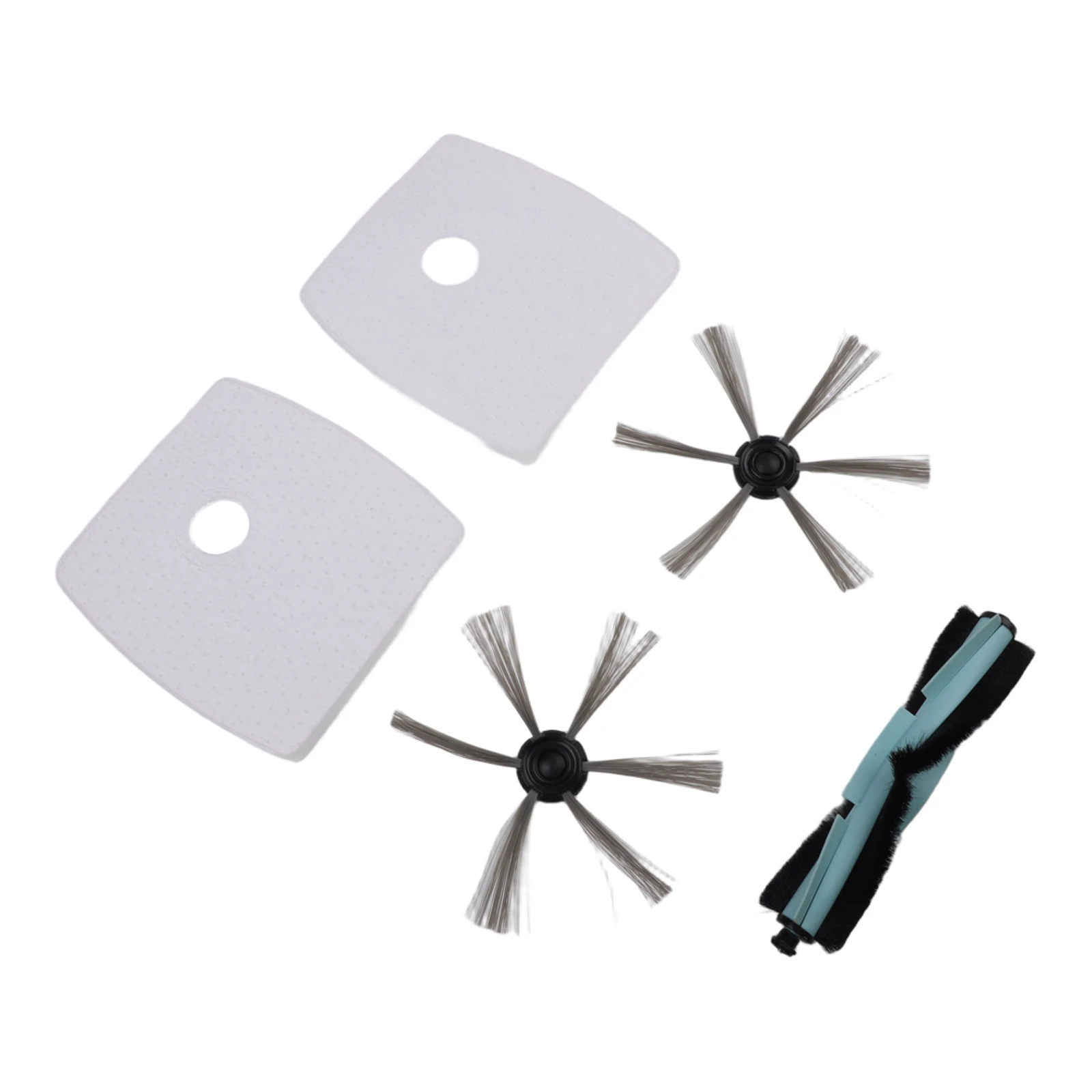Main Brush Side Brushes and Filter Replacement Kit for SilverCrest M690 and For WAP W310 Vacuum Cleaner Parts for Clean Homes