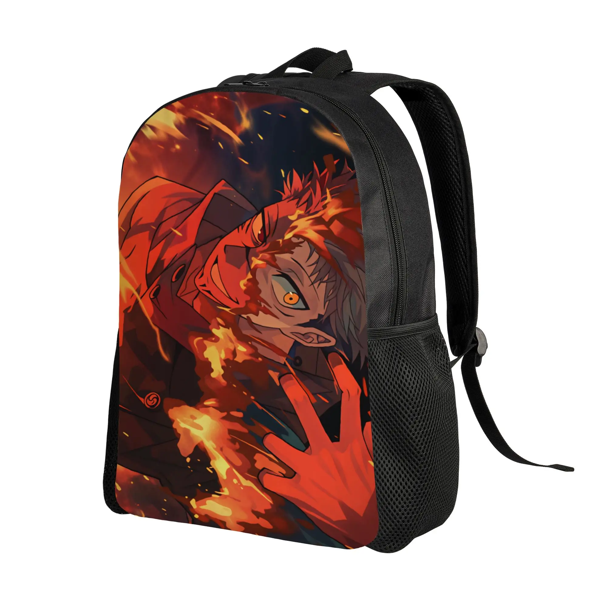 Yuji Itadori Backpack Women J-Jujutsu Kaisens Pattern Backpacks Polyester Cool School Bags Outdoor Style Designer Rucksack
