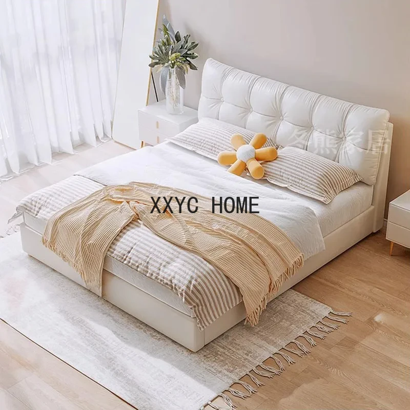

Nordic Modern King Size Bed Unique Wood Headboard Storage Bed Frames Queen Luxury Twin Camas De Dormitorio Furniture Bedroom