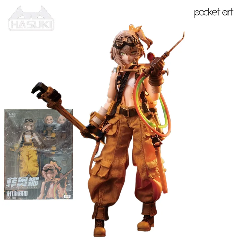 HASUKI God Cat Jumping 1/12 PVC Action Figure