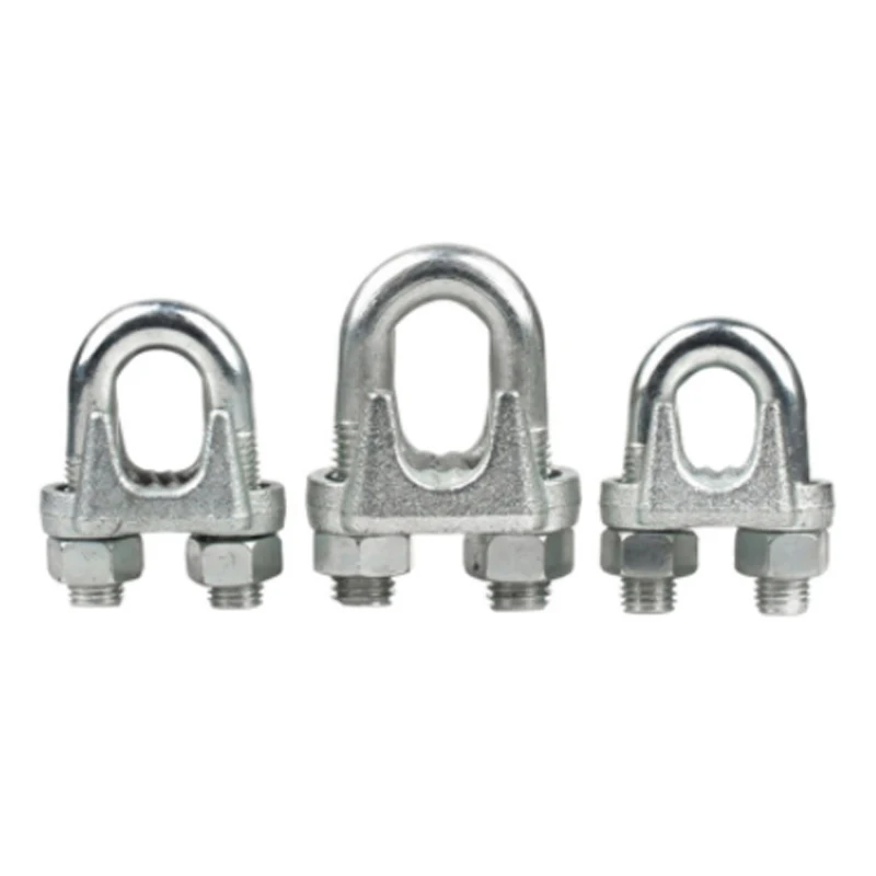 D Type M8 Shape Wire Rope Clip Heavy Duty Shackle Horseshoe Buckle Spreader