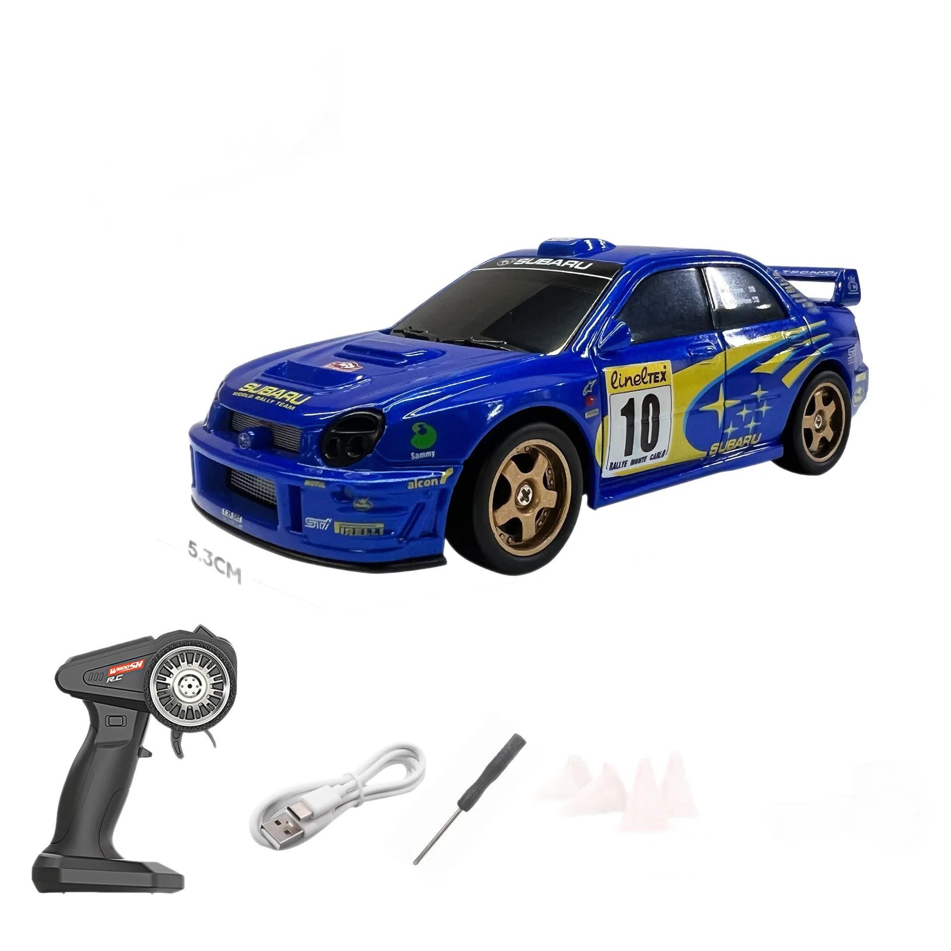 WHOOSH Licensed 1:43 Scale Mini RC Drift Car Full Proportional