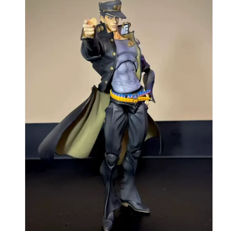 In Stock Jojo'S Bizarre Adventure Super Action Statue - Jotaro Kujo Large Toys Collectible Model Doll Gifts