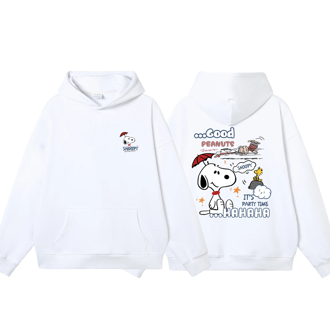 Snoopy hoodie Japanese cartoon cartoon hoodie couple trendy brand hooded hoodie women all season loose casual jacket hoodies