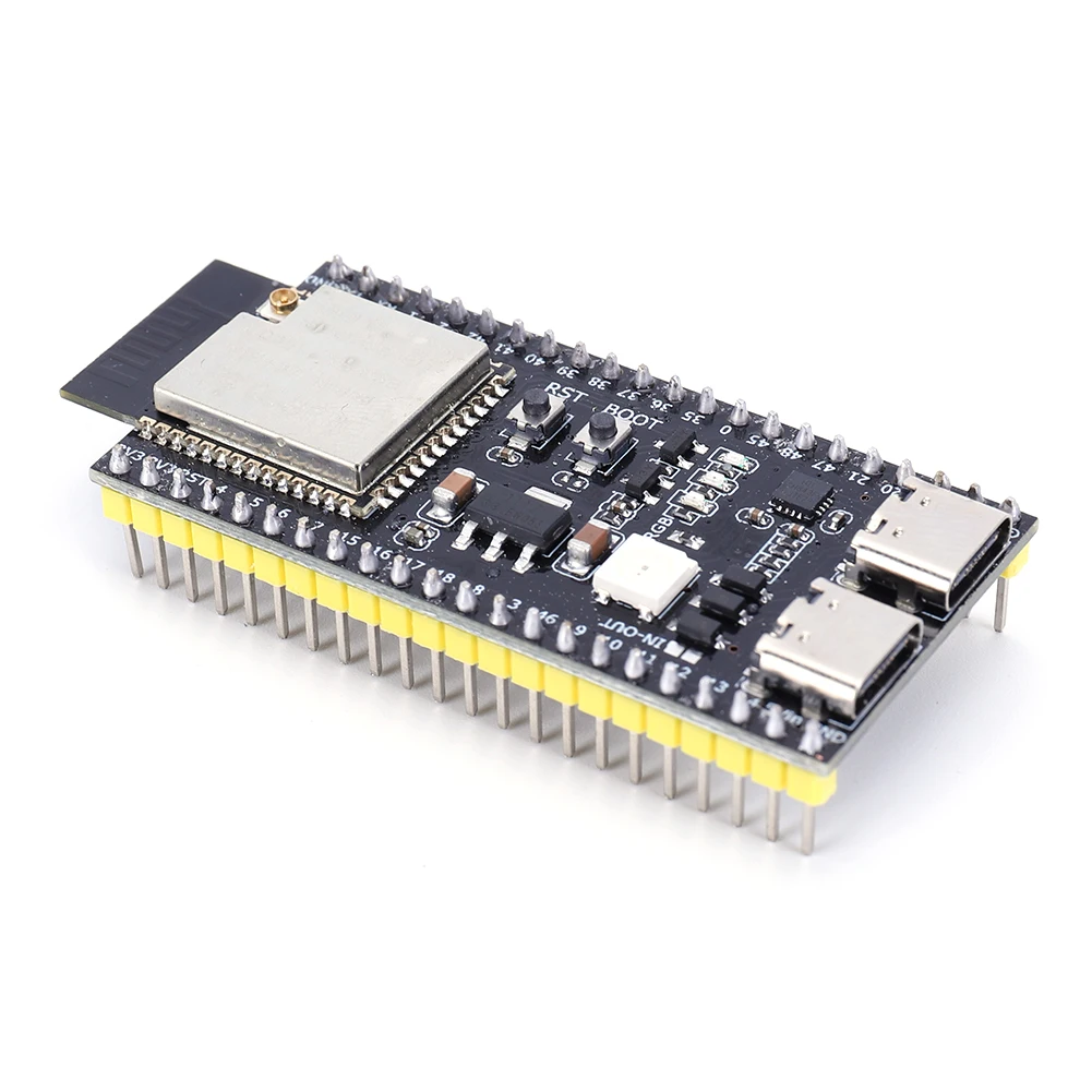 ESP32-S3-DevKitC-1 Bluetooth 2.4G Wifi Module Development Board for Arduino 16MB FLASH 8MB PSRAM 44Pin Dual Type-C N8R2 N16R8