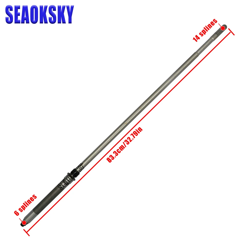 66T-45501-10 Driver Shaft (Long) For Yamaha Parsun Powertec 40HP 40X Outboard Engine Boat Motor HDX Parts 66T-45501 T40FWS