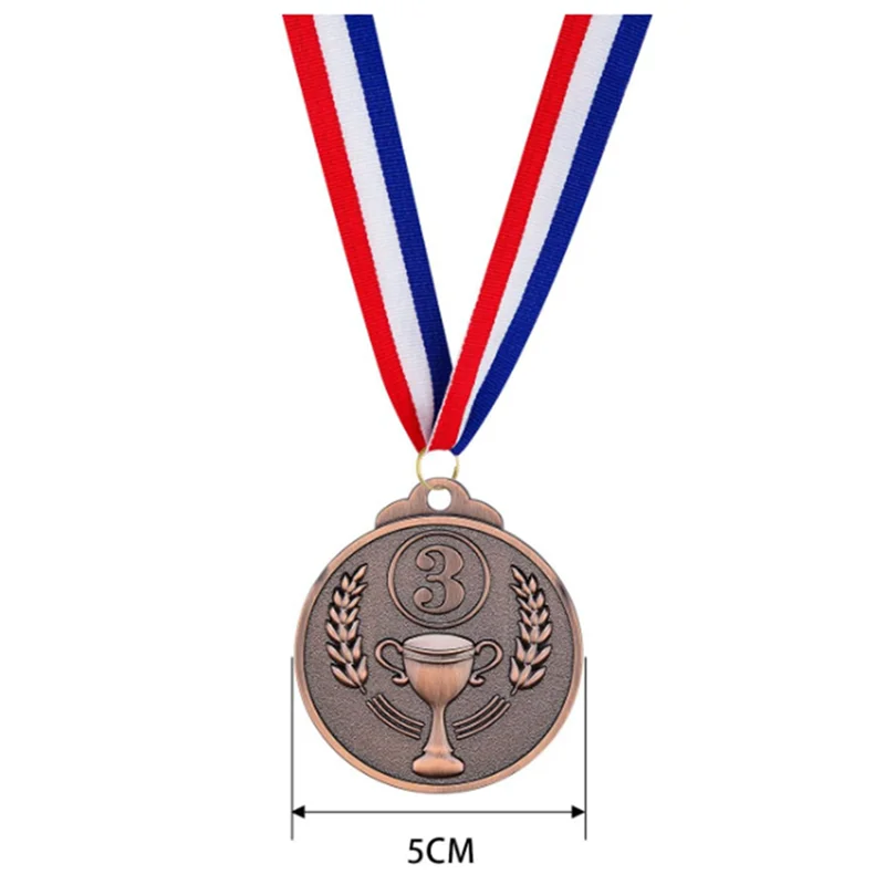 60 Stück Auszeichnungsmedaillen Gold Silber Bronze Gewinnermedaillen 1. 2. 3. Preise für Wettbewerbe