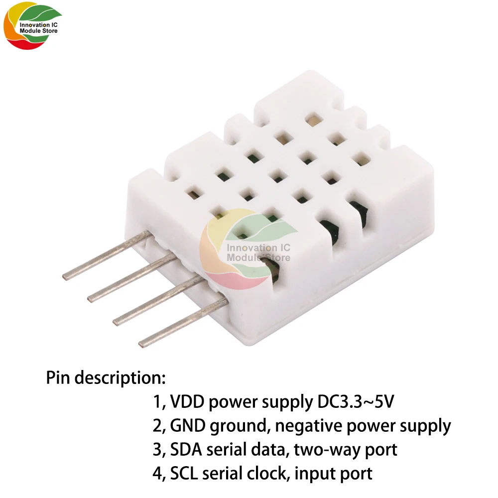 SHTC3 Digital Temperature and Humidity Sensor High Precision Measurement Module I2C Communication Replace AM2302 DHT22