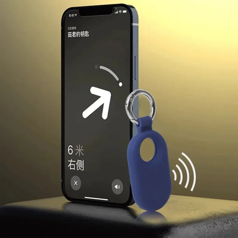 Silicone Case Keychain para Samsung Galaxy, Tampa Anti-Lost, Localizador de Rastreador, Rastreador, Luva protetora, Rastreador