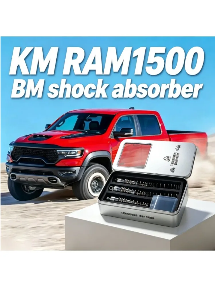 Metall-Stoßdämpfer-Upgrade für KM 1/8 RC Truck RAM 1500 8395s – Perfekt passende Ersatzteile für RC-Crawler-Autos.