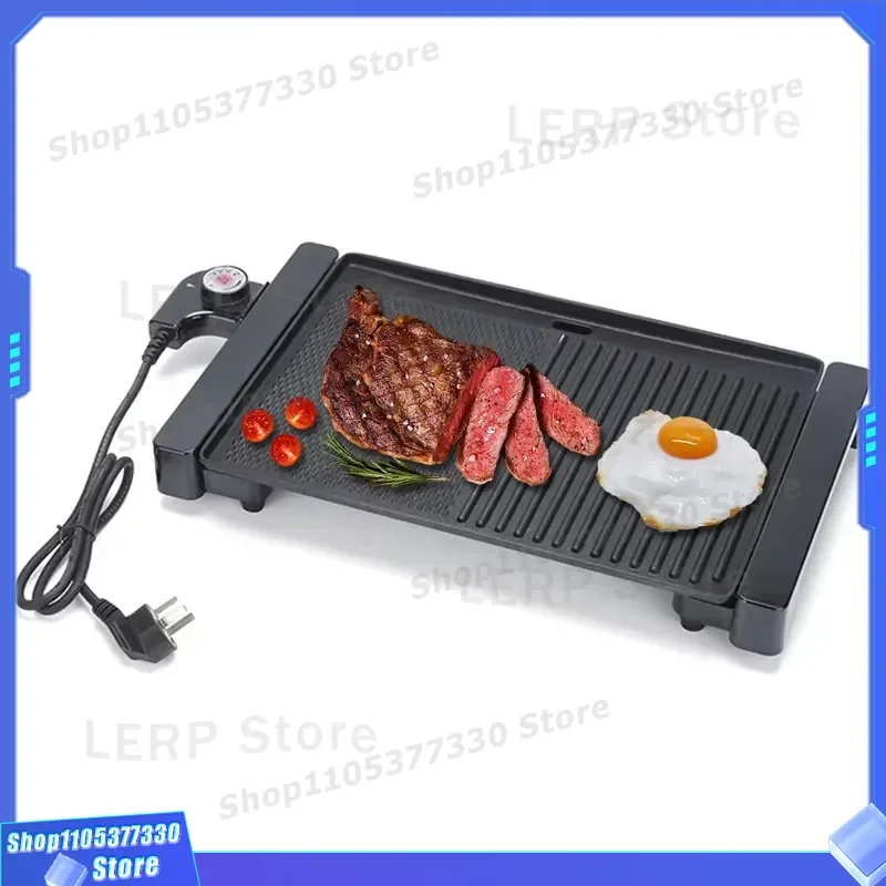 Portable Mini Electric Oven Indoor Smokeless BBQ Grill Non Stick Coated Multi Functional Barbecue Machine Direct From Factory