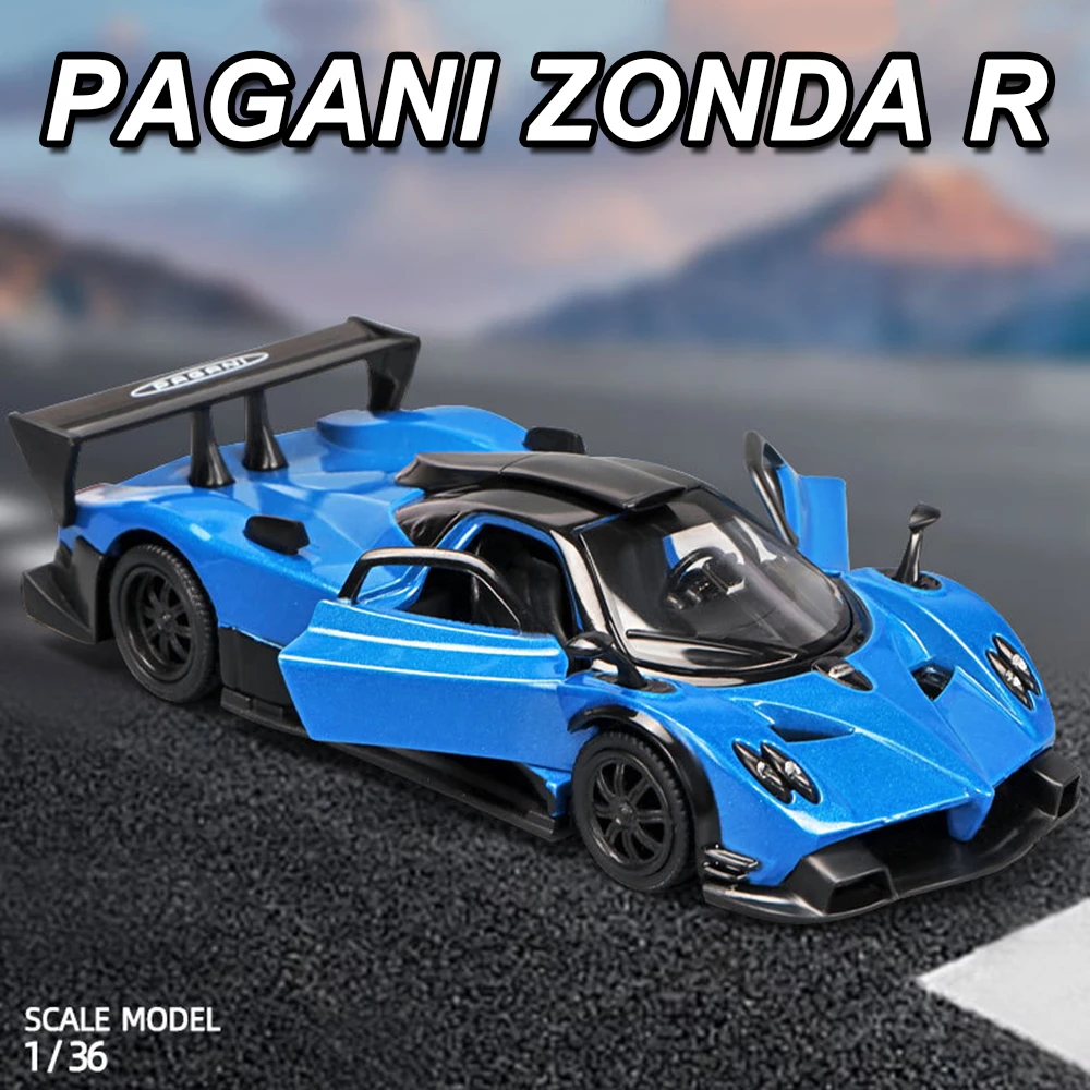 1:36 Pagani Zonda R Huayra Utopia Alloy Diecast Toyota FJ Cruiser Model Toys Car Can Glide Doors Opened Children Christmas Gifts