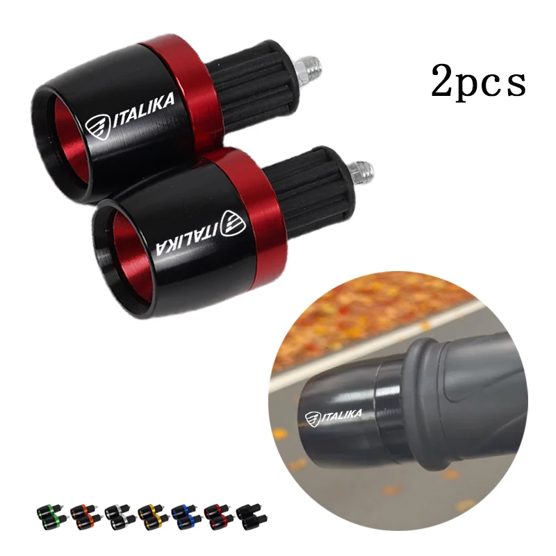 Motorrad-Lenkergriffe Lenkerendkappen für ITALIKA 125 Z 150 SZ 150 200 250Z AT110 AT125 RT Zubehör CNC Aluminium