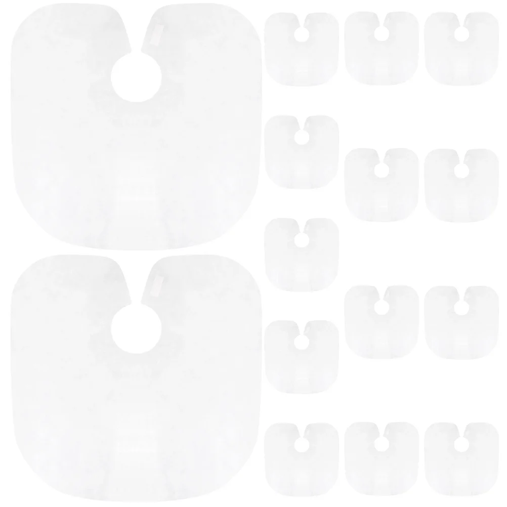 

15 шт., накидка для краски для волос, одноразовая удобная накидка для стрижки волос в салоне, принадлежности для парикмахера, принадлежности для салона, накидки для парикмахера