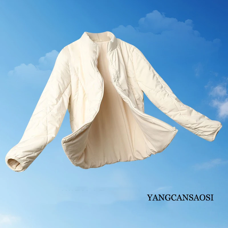 Winter New 100% Natural Mulberry Silk Filled Long Sleeved Women Lightweight and Warm Three Proof Technology Warm Cotton Clothing