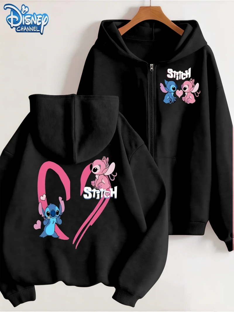 

Potdemiel Hoodie Thick Winter Pullover Sweatshirt with Graphic Cozy Hooded Sweater Women Birthday Halloween Gift Disney