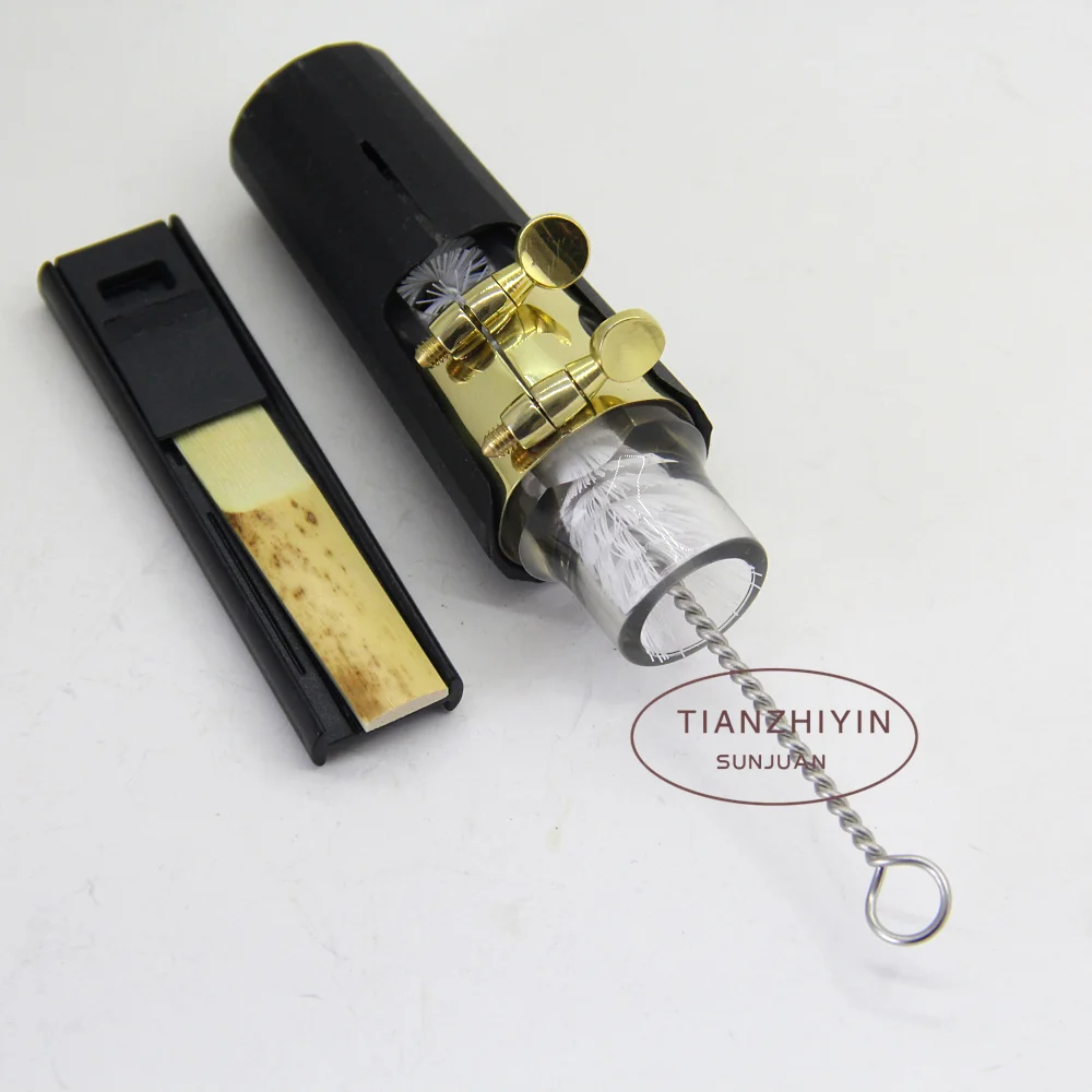 

1Set Alto Saxophone Mouthpiece Cleaning Brush Clip Transparent Resin High Hardness Woodwind Instrument Accessories