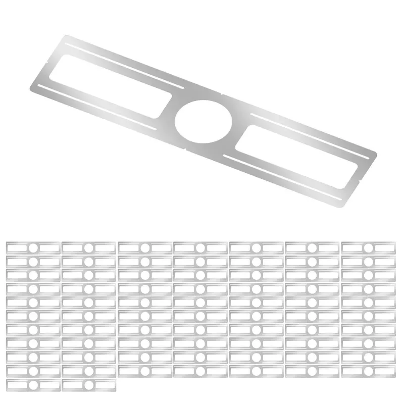 for New Mounting Plate Rough Processing Pre-installed Bracket  4 6 Inch Wafer Lamp Galvanized Metal Plate