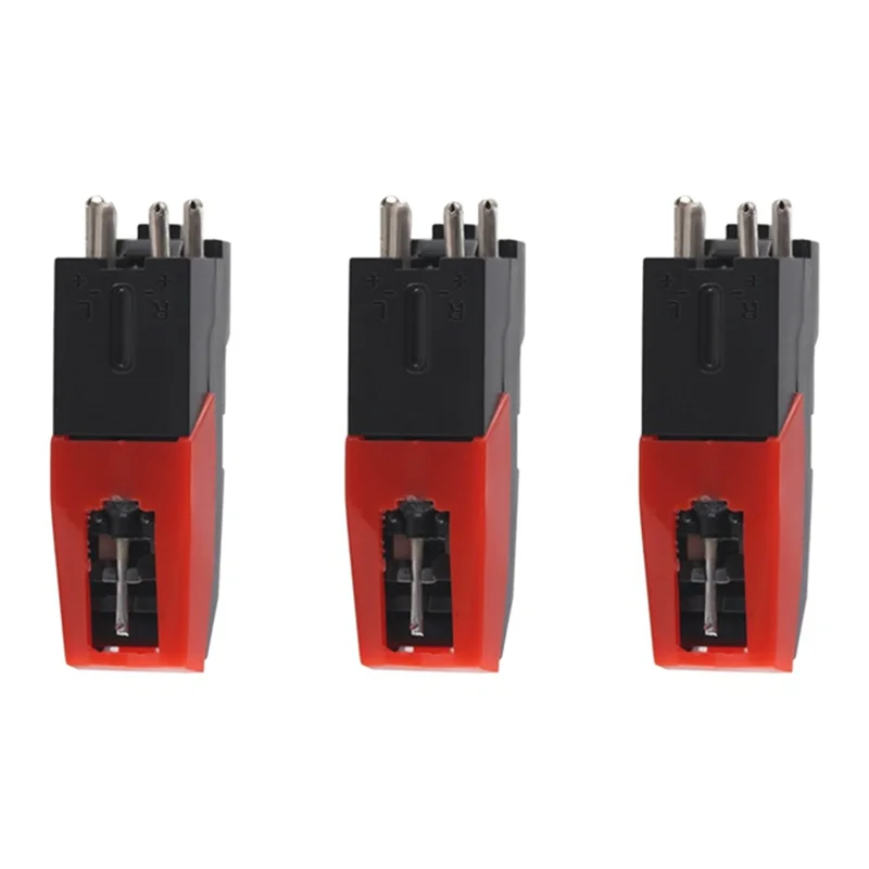 AS95-20PCS جراموفون سجل خرطوشة المغناطيسي القلم مع LP الفينيل إبرة الملحقات ل الفونوغراف القرص الدوار