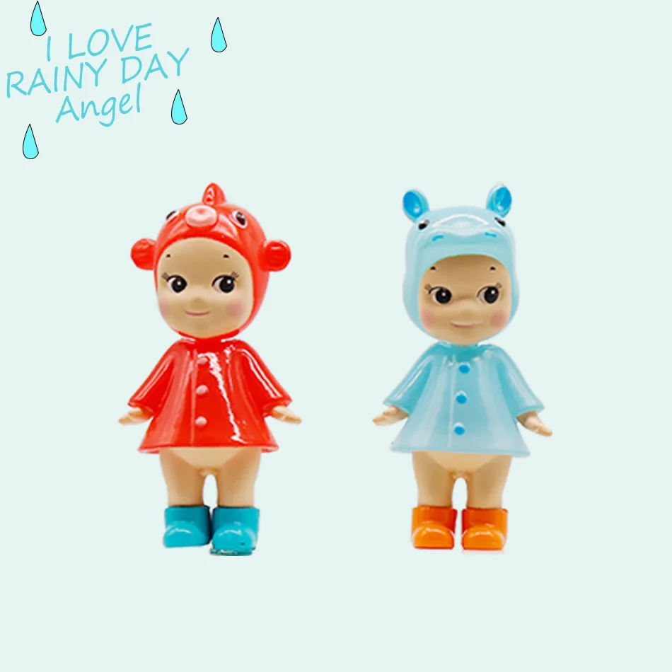 Angel I Love Rainy Day Limited Edition Blind Box Cupid Hand Doll Car Home Decoration Toys Boy Surprise Gift