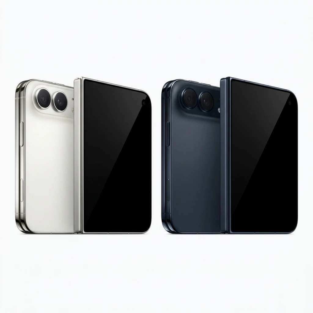 Makietę telefonu iPhone 18 DUO, składany model demonstracyjny, niefunkcjonalny model do ekspozycji, skala 1:1, sztuczny telefon, rekwizyty do ekspozycji w sklepie detalicznym.