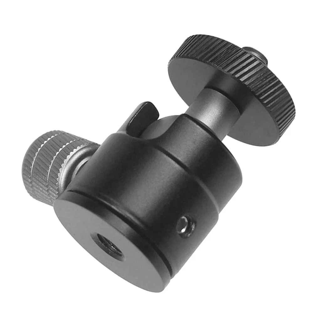 

Ball Head Mount Aluminum Alloy Camera Tripod Adapter Clamp Versatile Adjustable Camera Mount for Photography Projector