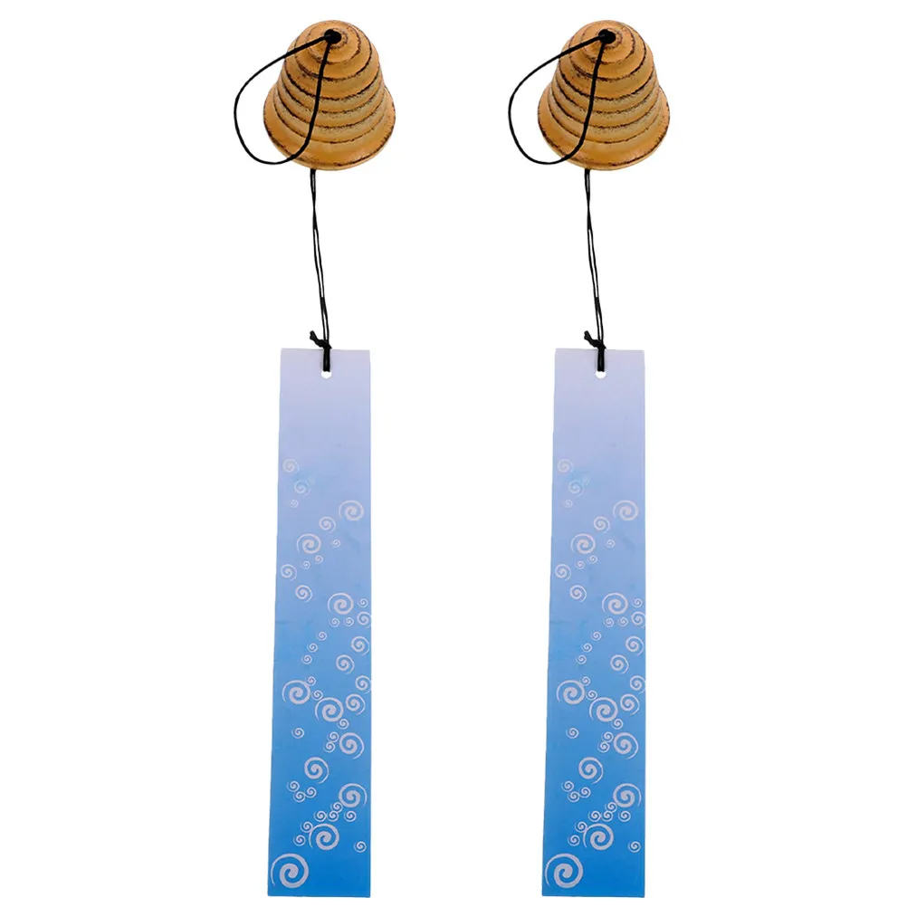 

2Pcs Vintage Style Wind Chime Hanging Decoration for Garden Patio Balcony Window Indoor Outdoor Rustic Boho Home Decor Retro