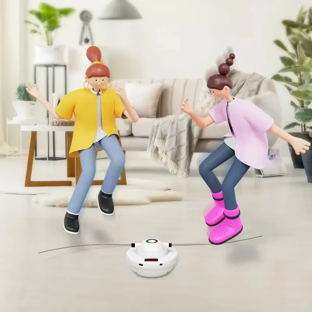 QA88X เครื่องกระโดดไฟฟ้าอัตโนมัตินับข้ามเชือกสําหรับเด็กเชือกกระโดดไร้สายออกกําลังกายในร่ม/กลางแจ้งสีเขียว