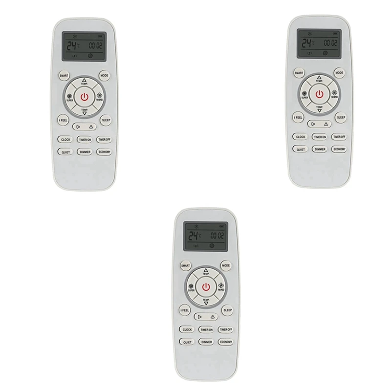 3X DG11L1-01 Remote Control For Hisense DG11L1-03 DG11L1-01 DG11L1-04 Air Conditioner Remote Control Replacement