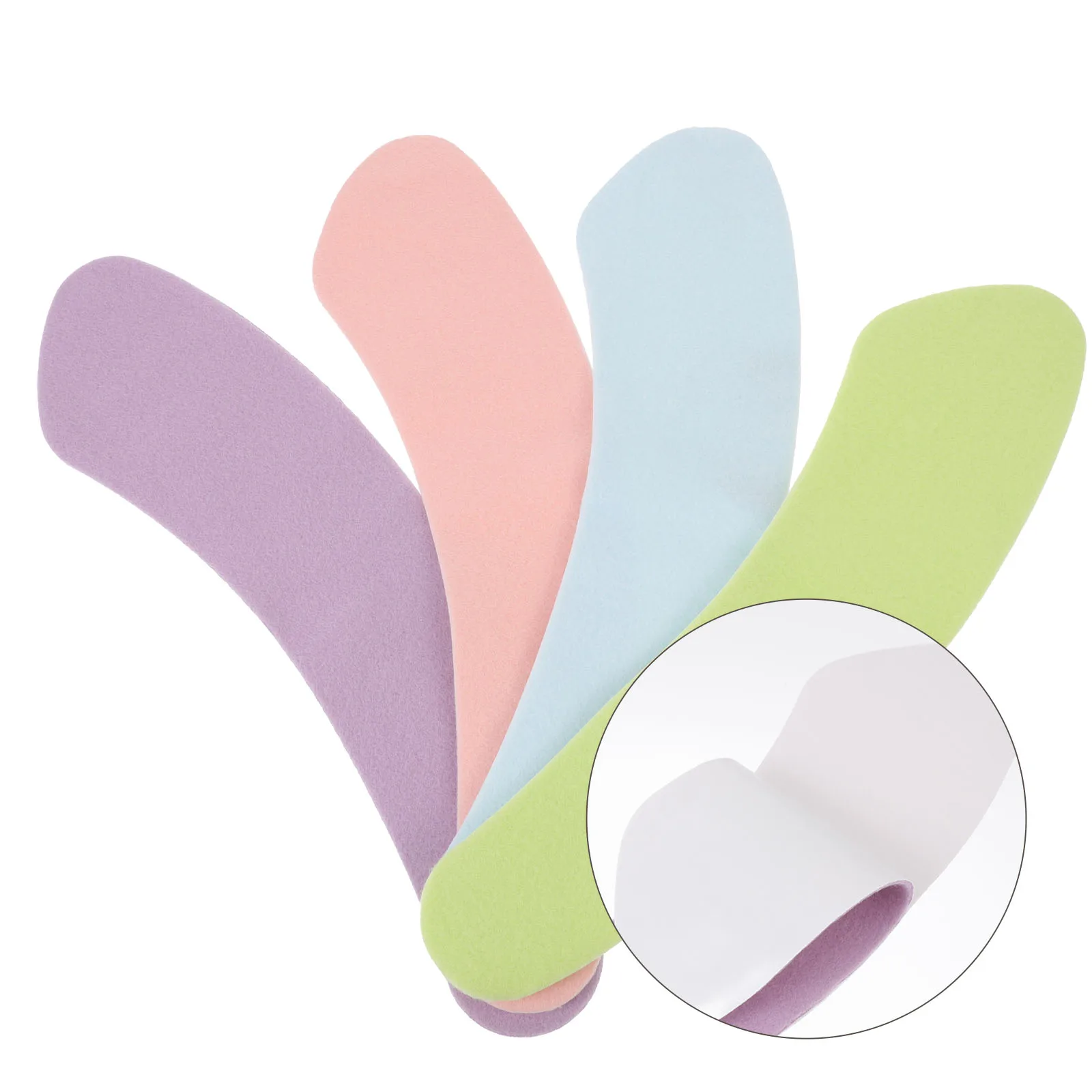 

8pcs Household Toilet Seat Pads Self-Adhesive Reusable Cushions Durable Skin-Friendly Seat Covers For Bathroom Hotel Dormitory