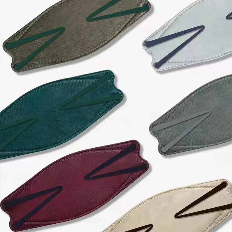 أقنعة ثلاثية الأبعاد يمكن التخلص منها غير منسوجة للرجال والنساء 6 قطع قناع تنكري للهالوين الأسود Mascarillas Negras Masque