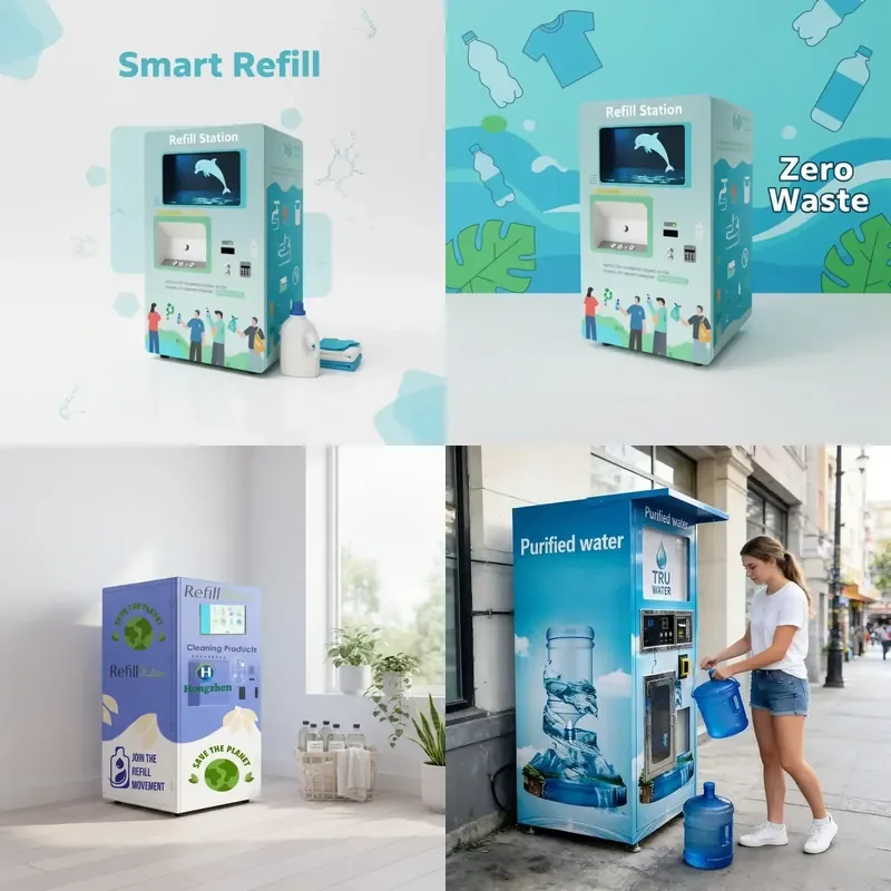 Flower and Gift Vending Machine Automatic Flower Dispenser for Bouquets and Presents Smart Vending Solution