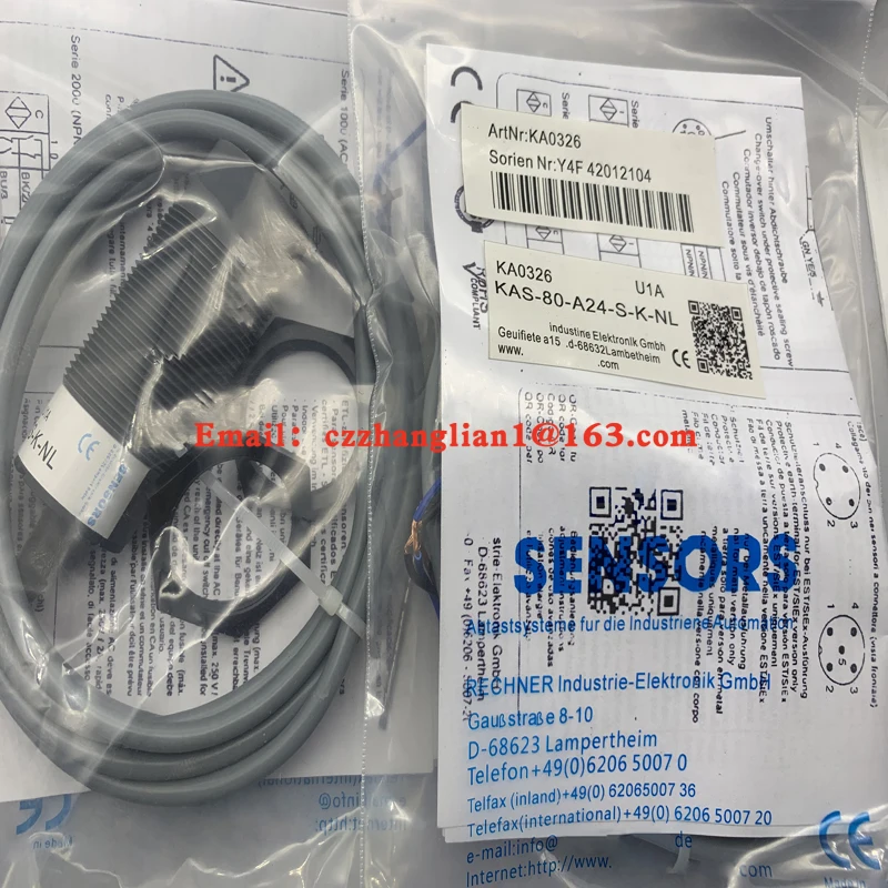 brand new Proximity switch  KAS-80-A24-A-K-NL-ETW  KAS-40-A14-N-K KAS-80-A14-S-K-NL  Complete models Fast delivery