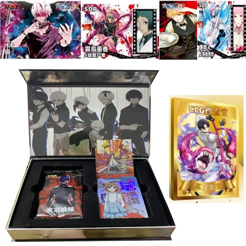 2023 New  Tokyo Ghoul Series Peripheral Card Box Collection Animation Protagonist Rare Diamond Duke Card For Children Gift