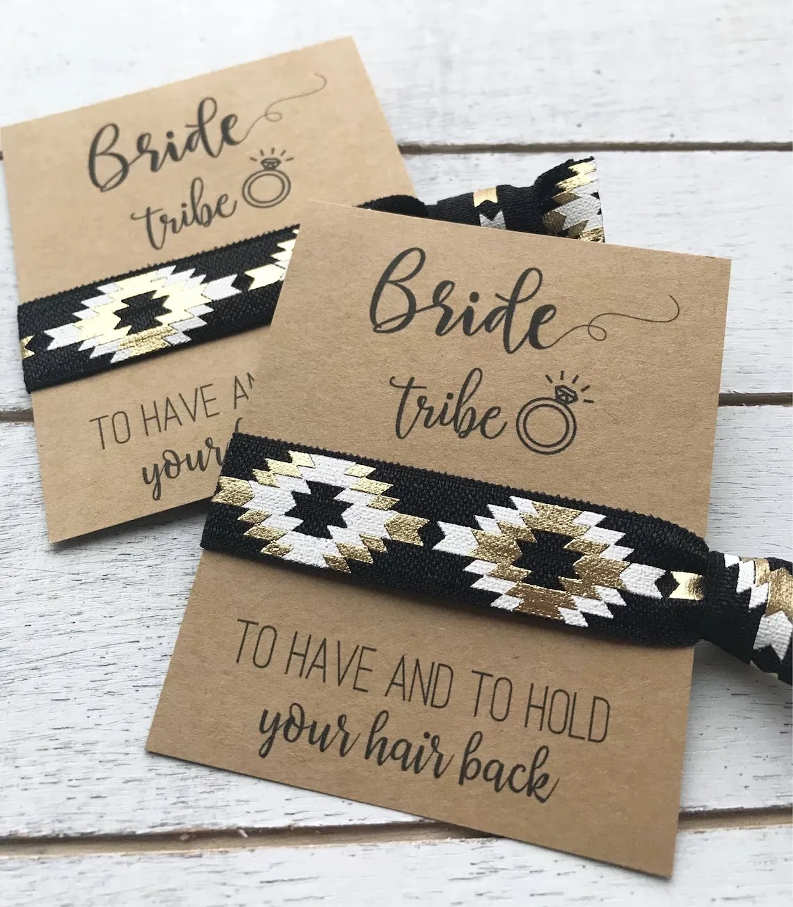 Bride Tribe Hair Tie Favors | Bachelorette Party, Bridesmaid Proposa