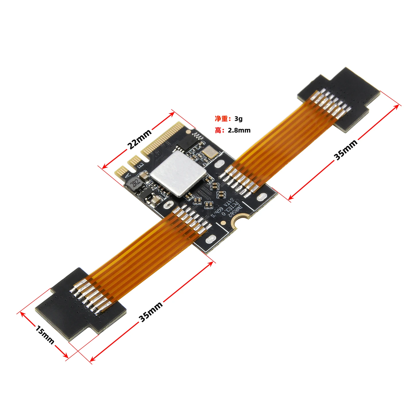 adaptador-m2-wifi-para-2-sata-30-cabo-de-extensao-m2-key-a-ou-key-e-para-sata-chip-jmb582