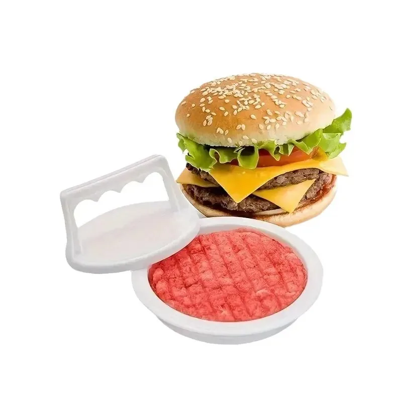 

1PC Stuffed Hamburger Press, Plastic Burger Maker Mould for Grill & BBQ, Meat Patty Press Kitchen Tool