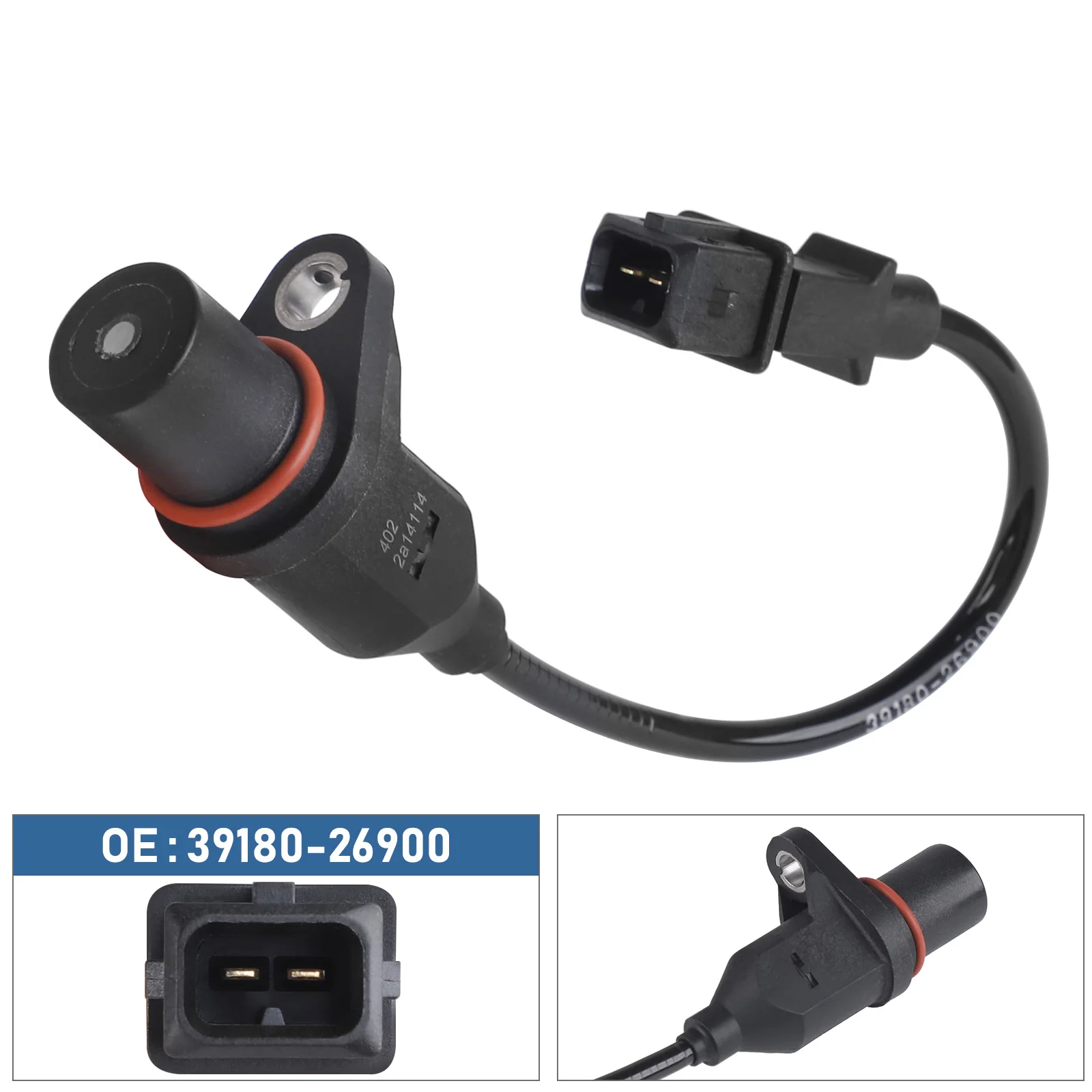 2 Pins Crankshaft Position Sensor 39180-22600 3918022600 39180-26900 39180-23000 907768 For 2000- 2011 Hyundai Accent