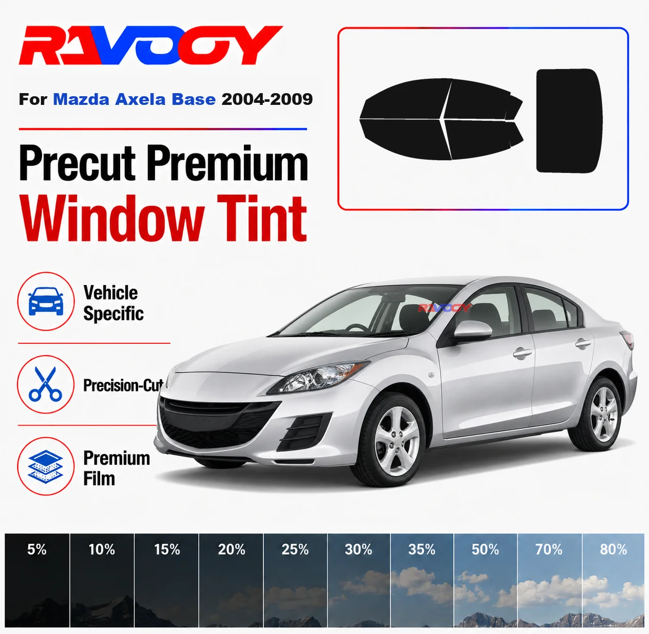 premium-precut-window-tint-kit-front-rear-windows-rear-windshield-for-mazda-axela-base-2004-2009-complete-set-nano-ceramic-film